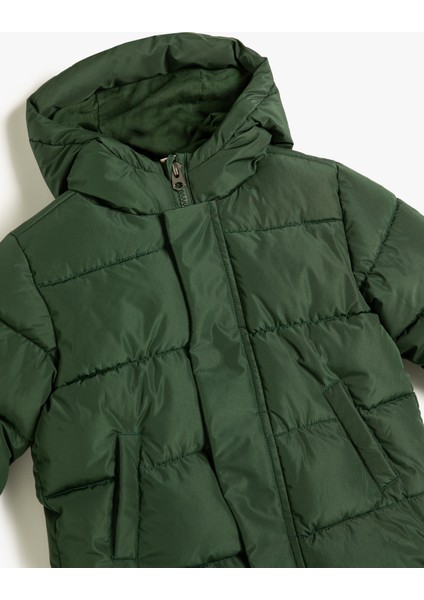 Şişme Mont Kapşonlu Cep Detaylı modelleri