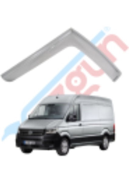 Volkswagen Crafter Fitil Içi Cam Rüzgarlıgı 2020-2024 Model Şeffaf Trasparan Renk Kuzgun