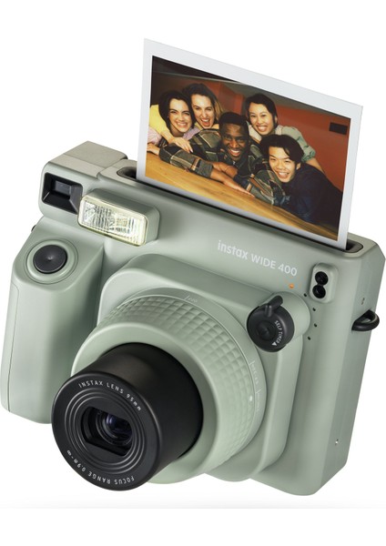 Instax Wide 400 Yeşil Fotoğraf Makinesi ve 20'li Film ve Eva Kılıf Hediye Seti modelleri