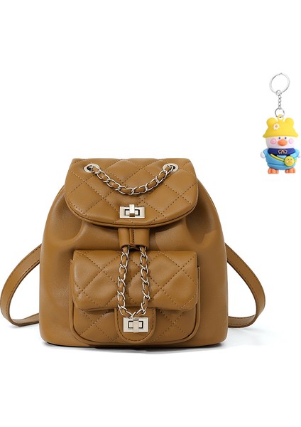 Zincir Bayan Moda Omuz Küçük Sırt Çantası Sırt Çantası Organizatör Çantası (Yurt Dışından)