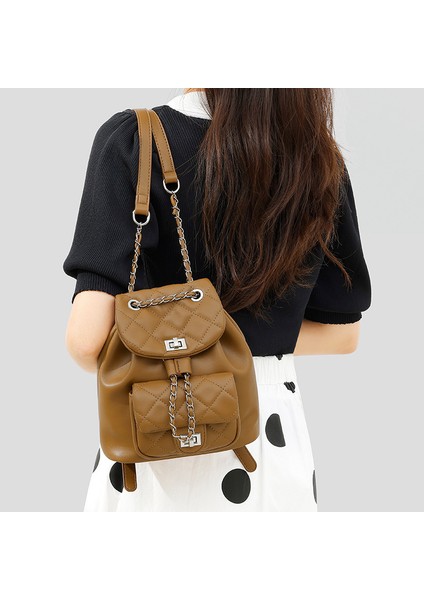 Zincir Bayan Moda Omuz Küçük Sırt Çantası Sırt Çantası Organizatör Çantası (Yurt Dışından) fiyatları