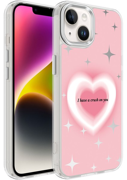 Apple iPhone 14 Plus Uyumlu Airbagli Parlak Tasarımlı Mimbo Kapak-No1