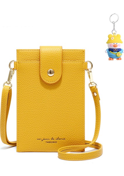 Cüzdan Mini Ince Bayan Crossbody Cep Telefonu Çantası Kart Tutucu (Yurt Dışından)