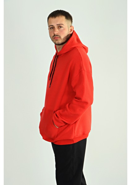 Tmb 3 Ip Şardonlu Kapşonlu Sweat 24 Kırmızı fiyatları