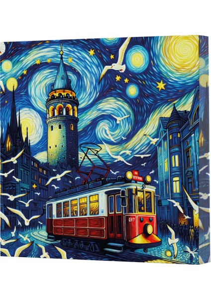 Vivago Art Van Gogh 1 Galata 14X20 Çizgili DEFTER-15X15 Çizgisiz Defter Seti (320 Sayfa)