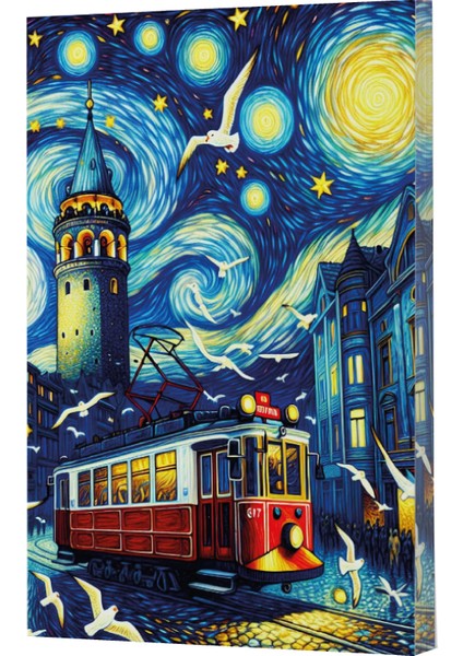 Vivago Art Van Gogh 1 Galata 14X20 Çizgili DEFTER-15X15 Çizgisiz Defter Seti (320 Sayfa)