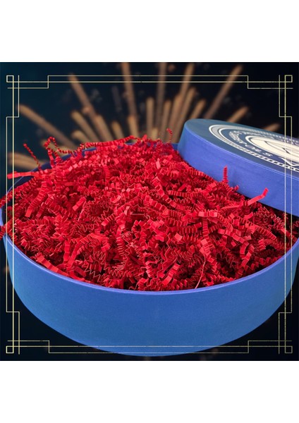 1 kg Zigzag Kırpık Kağıt , Kırpıntı Kağıt * Kırmızı