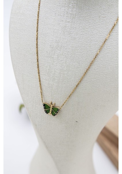 14 Ayar Altın Kelebek Kolye LKKLY1199