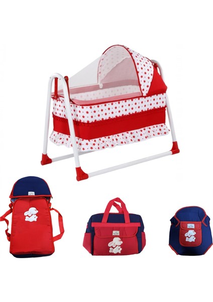 Bebek Beşik Vetaşımaseti Sepetbeşikportbebekanguru Bakım Çantası Seti Sallanır Sepetbeşikbebektaşımaçantası