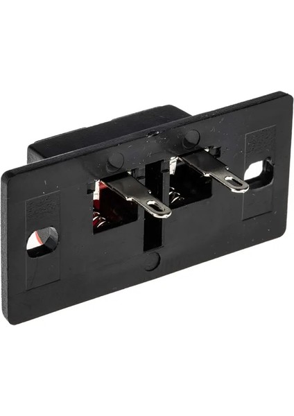 2li Hoparlör Terminal Soketi Panel Montaj Tip Yaylı Speaker Ses Kablo Bağlantı Birleştirme Konnektör