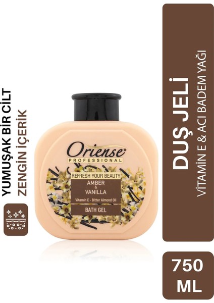 Duş Jeli Amber & Vanilya 750 ml