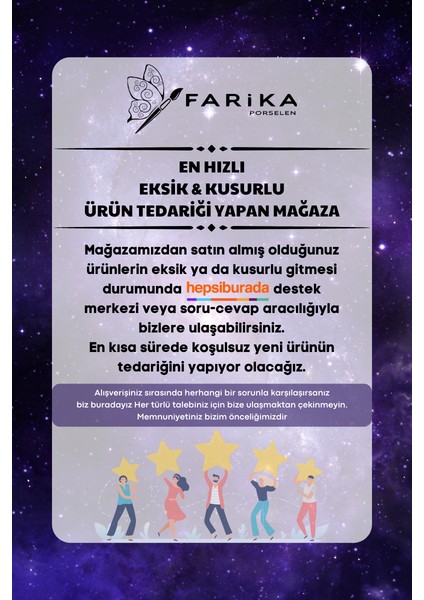 Nükte 4 Parça 2 Kişilik Porselen Çay Fincan Takımı fırsatları