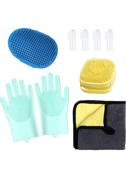 Silikon Pet Banyo Elni Çizilmez Isırmaz Temizlik Yaşam Tarzı Ürünleri (Yurt Dışından)