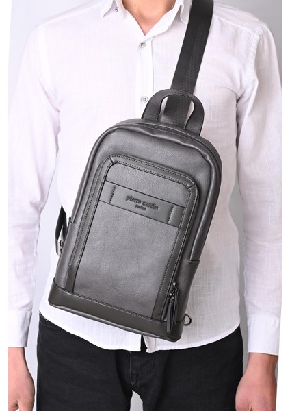 01PC00107-GR Bodybag Sırt ve Çapraz Çanta Gri