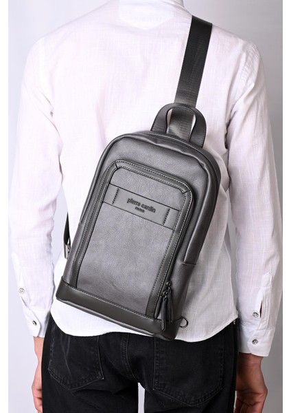 01PC00107-GR Bodybag Sırt ve Çapraz Çanta Gri