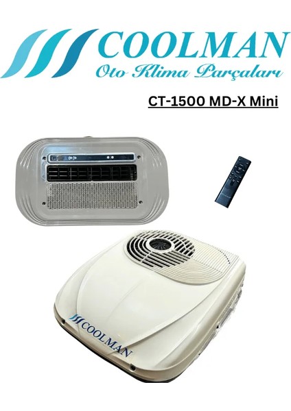 CT-1500 Md-X Mini Elektrikli Tavan Park Klima (12-24V)