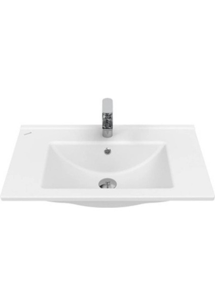 Su Etajerli Lavabo Beyaz 75CM