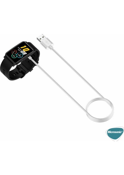 Huawei Watch Fit 3 Manyetik USB Şarj Kablosu Beyaz