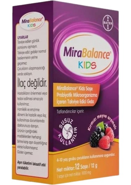Mirabalance Kids 12 Saşe x 3 Adet