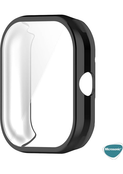 Xiaomi Redmi Watch 5 Kılıf 360 Full Round Soft Silicone Siyah