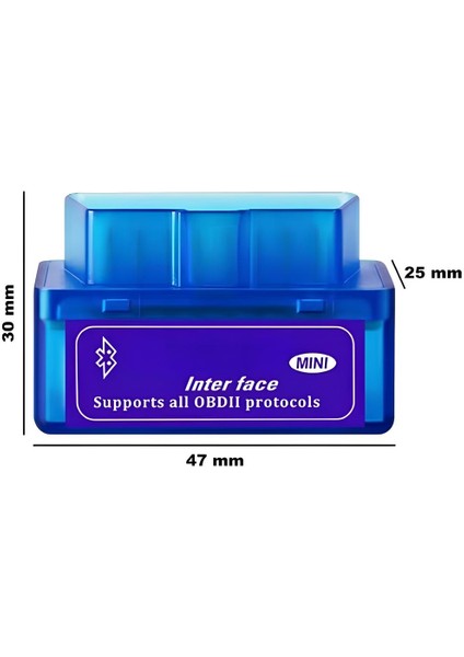 Obd2 Süper Mini Bluetoothlu V2.1 Arıza Tespit Cihazı modelleri
