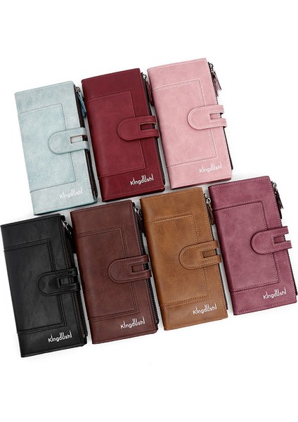 Bayanlar Uzun Cüzdan Moda Cep Telefonu Çantası Çoklu Kart Yuvası Dövme Çantası Para Cüzdanı (Yurt Dışından)