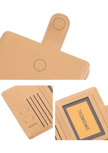 Cüzdan Çoklu Kart Yuvası Gevşek Yapraklı Pasaport Çantası Basit Bilet Tutucu Seyahat Belgesi Depolama Koruyucu Kılıf (Yurt Dışından) indirimleri