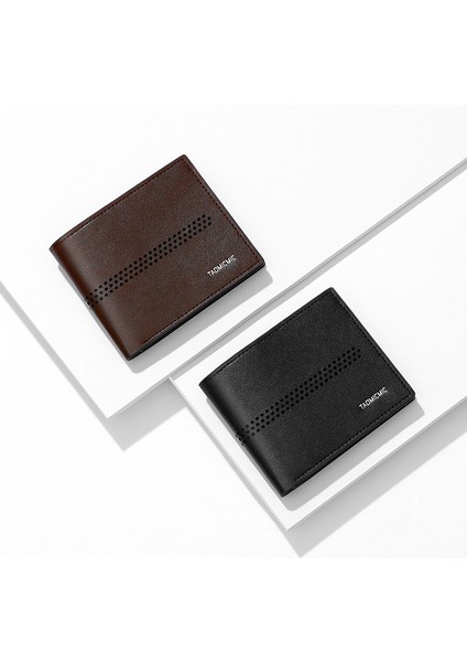 Erkek Kısa Iş Cüzdanı Çoklu Kart Yuvası Başlangıç Günlük Para Cüzdanı Kart Tutucu (Yurt Dışından) modelleri