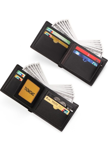 Erkek Kısa Iş Cüzdanı Çoklu Kart Yuvası Başlangıç Günlük Para Cüzdanı Kart Tutucu (Yurt Dışından) fiyatları