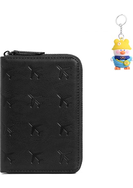 Cüzdan Fermuarlı Pasaport Çantası Seyahat Belgesi Depolama Koruyucu Kılıfı Pasaport (Yurt Dışından)