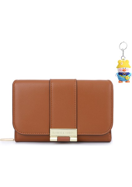 Bayanlar Cüzdan Kısa Moda Çoklu Konumlu Kart Cüzdanı Kart Tutucu (Yurt Dışından)