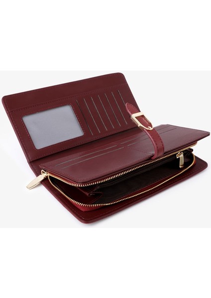 Kadın Uzun Cüzdan Basit Taşınabilir Fermuarlı Clutch Kart Tutucu (Yurt Dışından) fiyatları