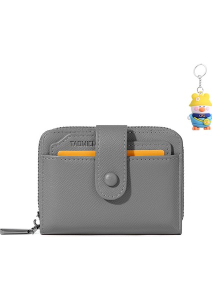 Iş Banliyö Madeni Para Kimlik Kartı Tutucu Yaratıcı Kısa Fermuar Büyük Kapasiteli Bozuk Para Cüzdanı (Yurt Dışından)