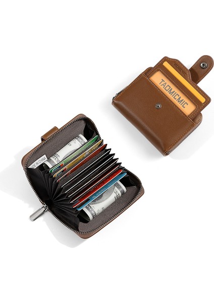 Iş Banliyö Madeni Para Kimlik Kartı Tutucu Yaratıcı Kısa Fermuar Büyük Kapasiteli Bozuk Para Cüzdanı (Yurt Dışından) fırsatları