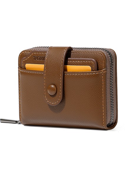 Iş Banliyö Madeni Para Kimlik Kartı Tutucu Yaratıcı Kısa Fermuar Büyük Kapasiteli Bozuk Para Cüzdanı (Yurt Dışından) indirimleri