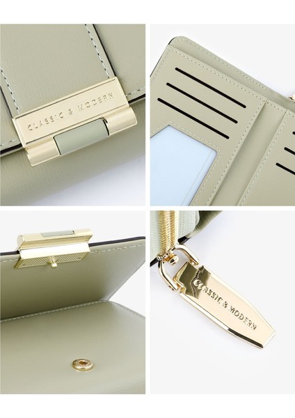 Bayanlar Cüzdan Kısa Moda Çoklu Konumlu Kart Cüzdanı Kart Tutucu (Yurt Dışından) indirimleri