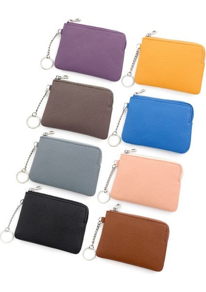 Bayan Cüzdan Anahtarlık Para Cüzdanı Fermuarlı Çanta Büyük Kapasiteli Para Çantası Kart Tutucu Cüzdan Kart Çantası (Yurt Dışından) modelleri