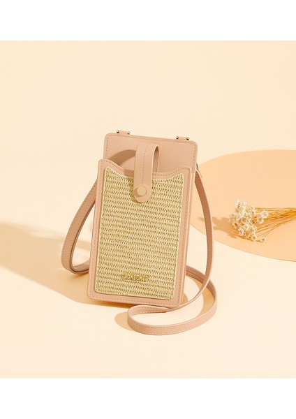 Crossbody Çanta Kadın Banliyö Cep Telefonu Çantası Basit Fermuarlı Moda Kimlik Bozuk Para Cüzdanı Kart Tutucu (Yurt Dışından) indirimleri