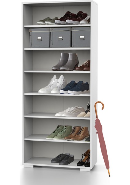 PRT-220-BEYAZ -Iki Panjur Kapaklı Portmanto modelleri