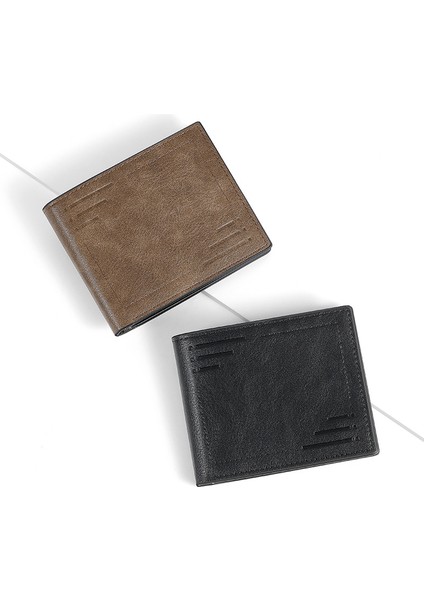 Cüzdan Erkek Cüzdan Kart Tutucu Iş Kısa Ince Fermuarlı Para Cüzdanı (Yurt Dışından) fiyatları