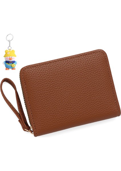 Kart Tutucu Para Cüzdanı Kadın Büyük Kapasiteli Çoklu Kart Yuvası Ultra Ince Basit Erkek Ehliyet (Yurt Dışından)