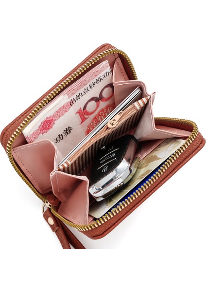 Kart Tutucu Para Cüzdanı Kadın Büyük Kapasiteli Çoklu Kart Yuvası Ultra Ince Basit Erkek Ehliyet (Yurt Dışından) modelleri