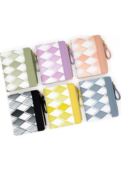 Bayan Cüzdan Iki Katlı Katlanır Yan Fermuarlı Kart Tutucu Kimlik Tutucu Büyük Kapasiteli Öğrenci (Yurt Dışından) fiyatları