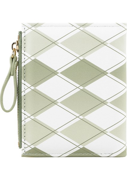 Bayan Cüzdan Iki Katlı Katlanır Yan Fermuarlı Kart Tutucu Kimlik Tutucu Büyük Kapasiteli Öğrenci (Yurt Dışından) indirimleri