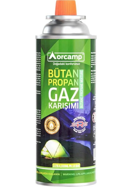 Seramik Pro Kamp Ocak Mavi CK-508+2 Adet Kartuş KTS-227 ORC-009-A2 modelleri