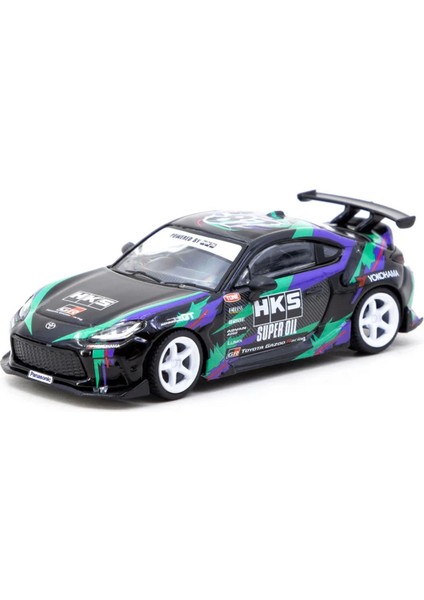 Tarmac Works 1/64 Hks Toyota GR86 Black
