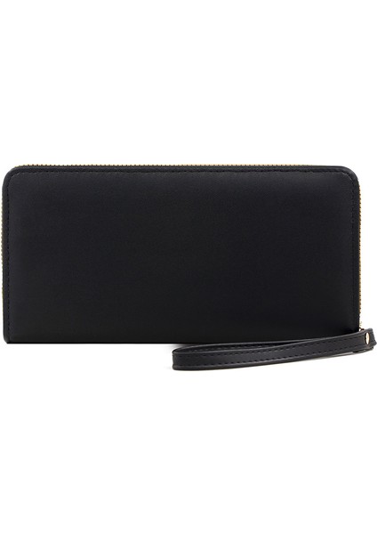 Kadın Uzun Fermuarlı Çanta Büyük Kapasiteli Çoklu Kart Yuvası Kart Tutucu El Kayışı Küçük Kız Cüzdanı (Yurt Dışından) modelleri