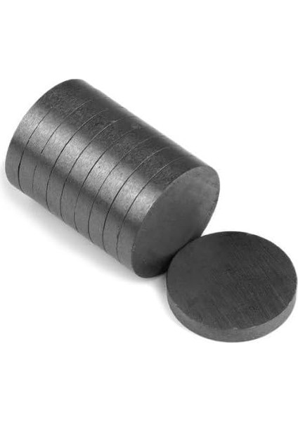 250 Adet Ikah Şekeri Ferrit Mıknatıs Kömür Mıknatıs Y30 Güçlü D12X3 mm