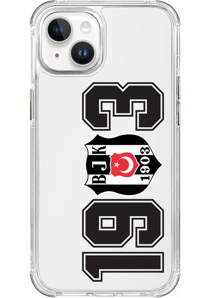 Apple iPhone 14 Beşiktaş 1903 Şeffaf Telefon Kılıfı