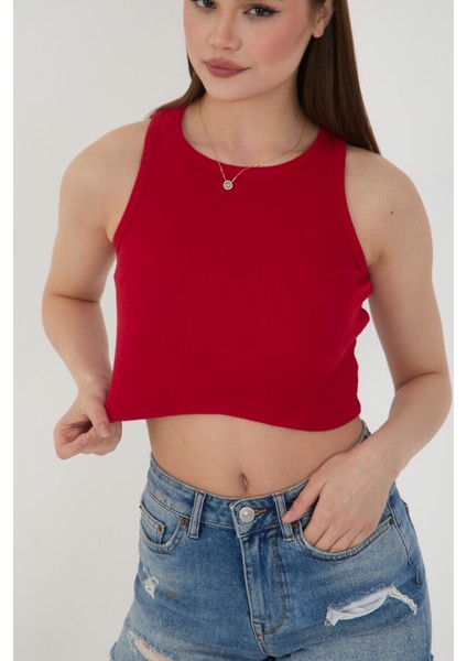 2'li Adet Fitilli Kısa Kol ve Askılı Body Crop Bluz Seti indirimleri